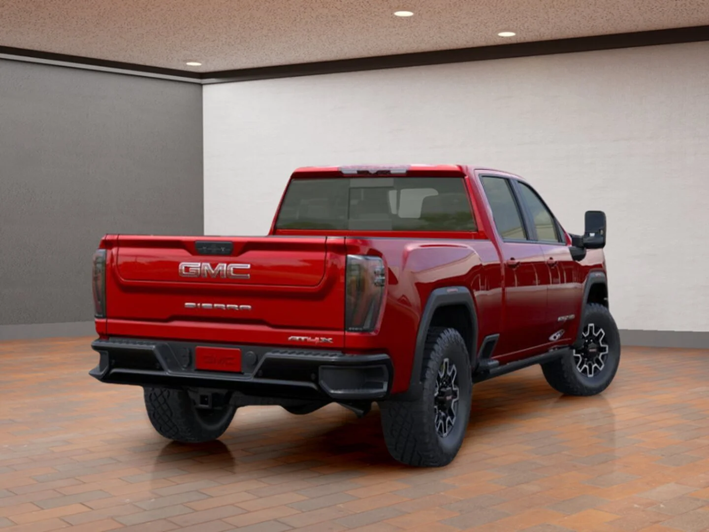 Used 2026 Red GMC Crew Cab Standard Box 4-Wheel Drive AT4X image 4