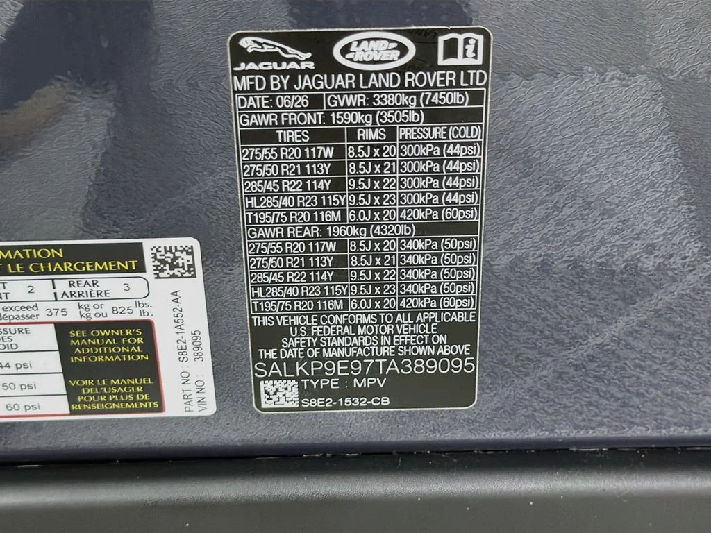 New 2026 Varesine Blue Land Rover SE image 34