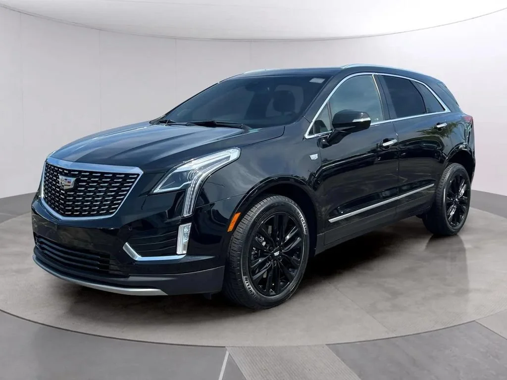 Used 2021 STELLAR BLACK METALLIC Cadillac AWD Premium Luxury image 2