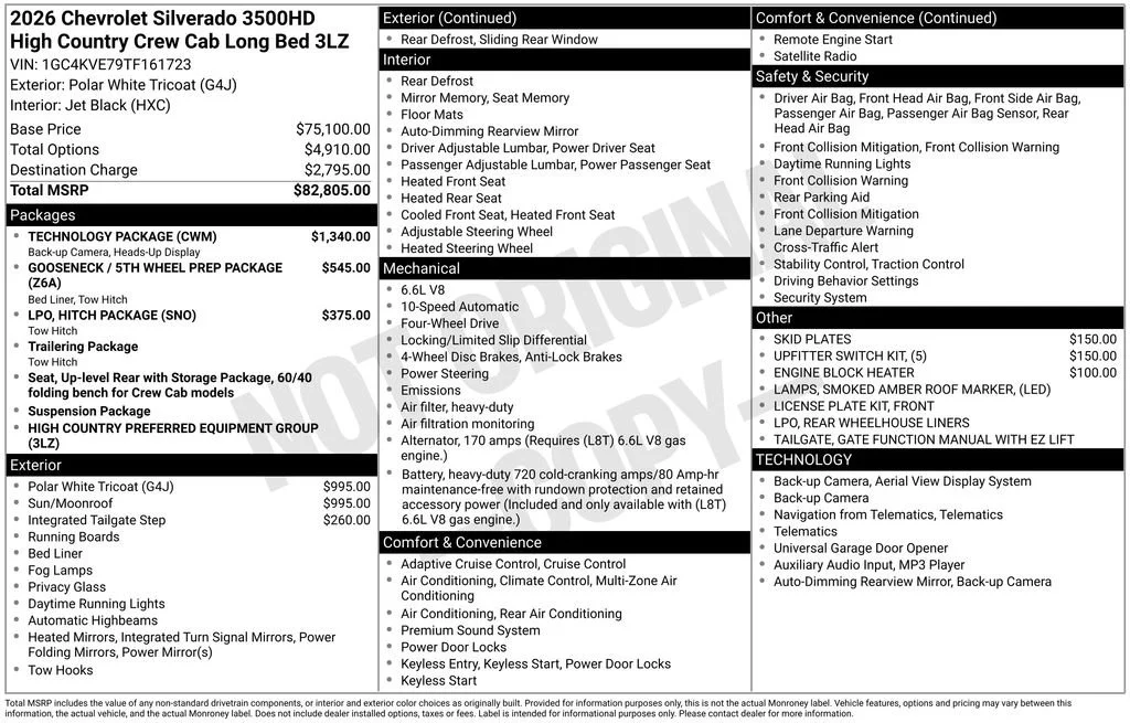 2026 Chevrolet Silverado 3500 HD High Country - Photo 31