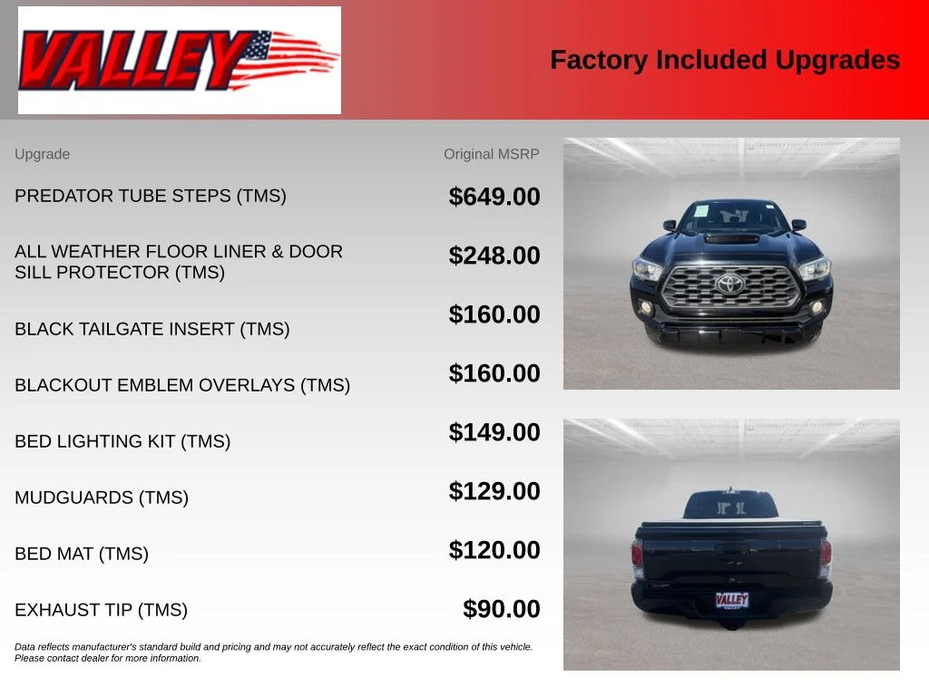 Certified Used 2021 Midnight Black Metallic Toyota TRD Sport image 6