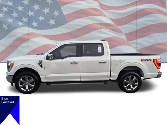 Used 2021 White Ford Lariat image 2