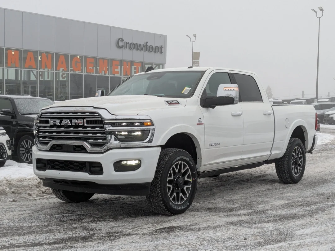 New 2026 White RAM Limited Longhorn - - Bison Brown Premium Leather - Longhorn Level 1 Equip - 5th W & Gn Prep & More! image 4