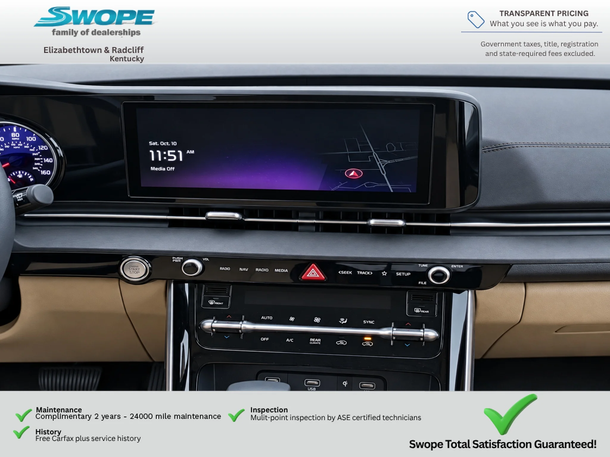 Used 2024 Aurora Black Pearl Kia EX image 15