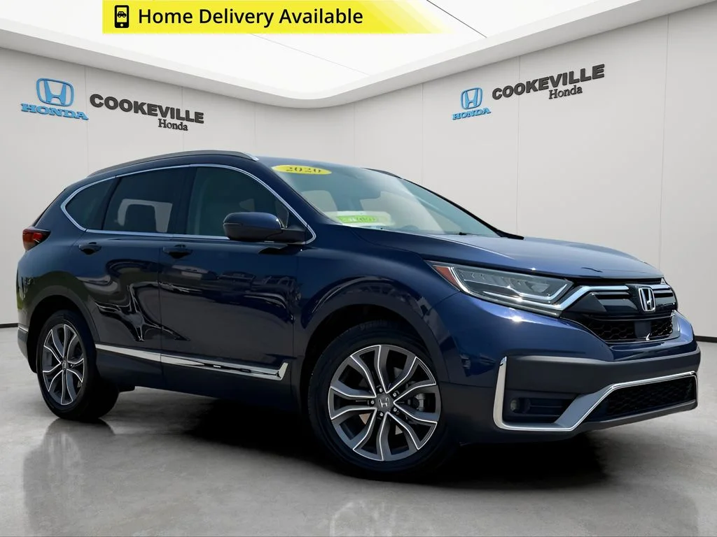Used 2020 Obsidian Blue Pearl Honda Touring image 1
