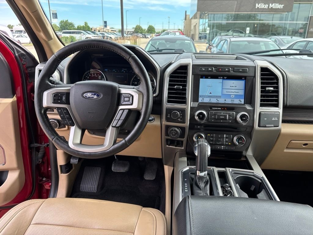 Used 2017 Ruby Red Metallic Tinted Clearcoat Ford Lariat image 38