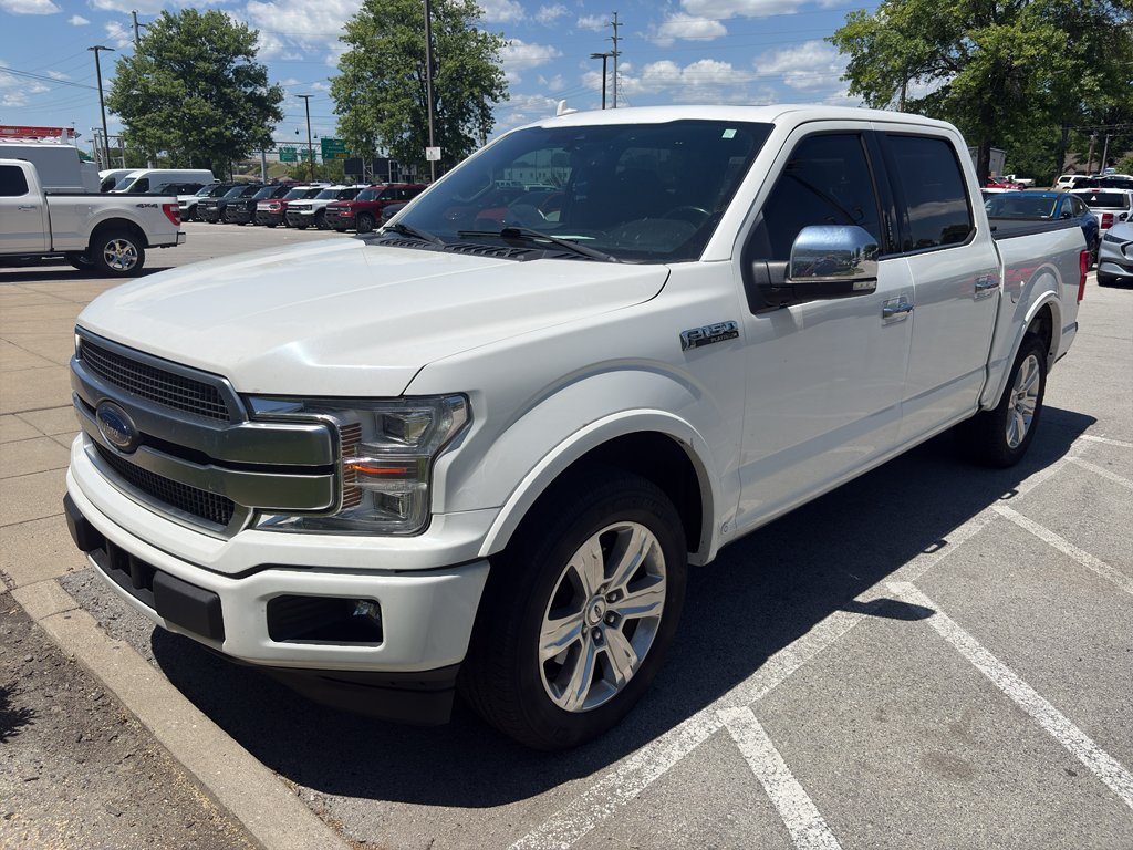 Used 2020 Star White Metallic Tri-Coat Ford Platinum image 2