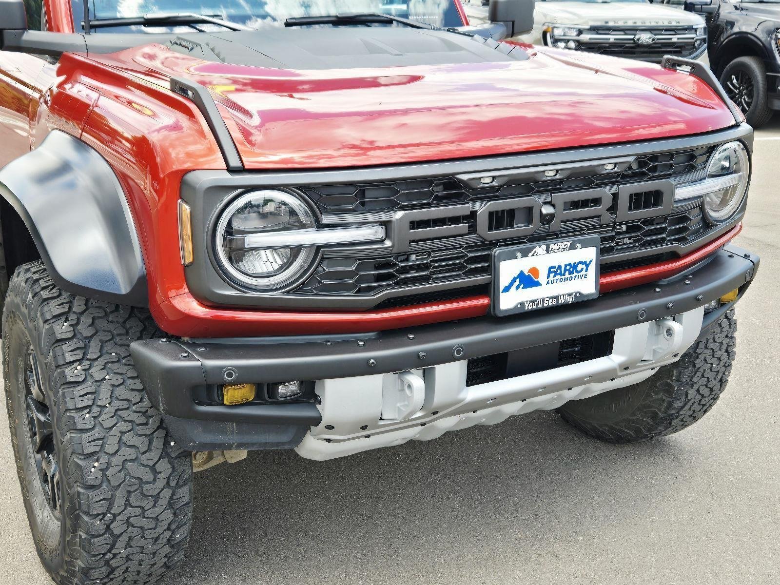 Used 2023 Hot Pepper Red Tinted Clearcoat Ford Raptor image 71