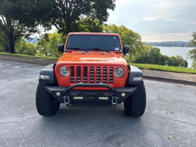 Used 2018 Orange Jeep Unlimited Sport S image 2