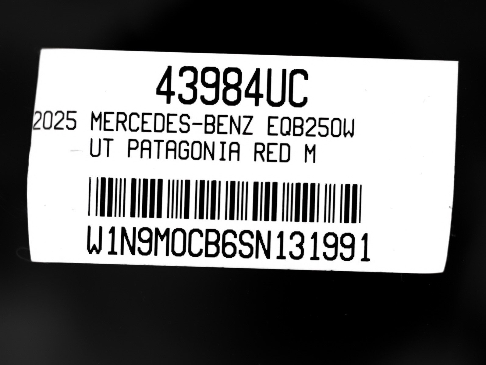 Certified Used 2025 Patagonia Red M Mercedes-Benz EQB 250+ SUV image 24