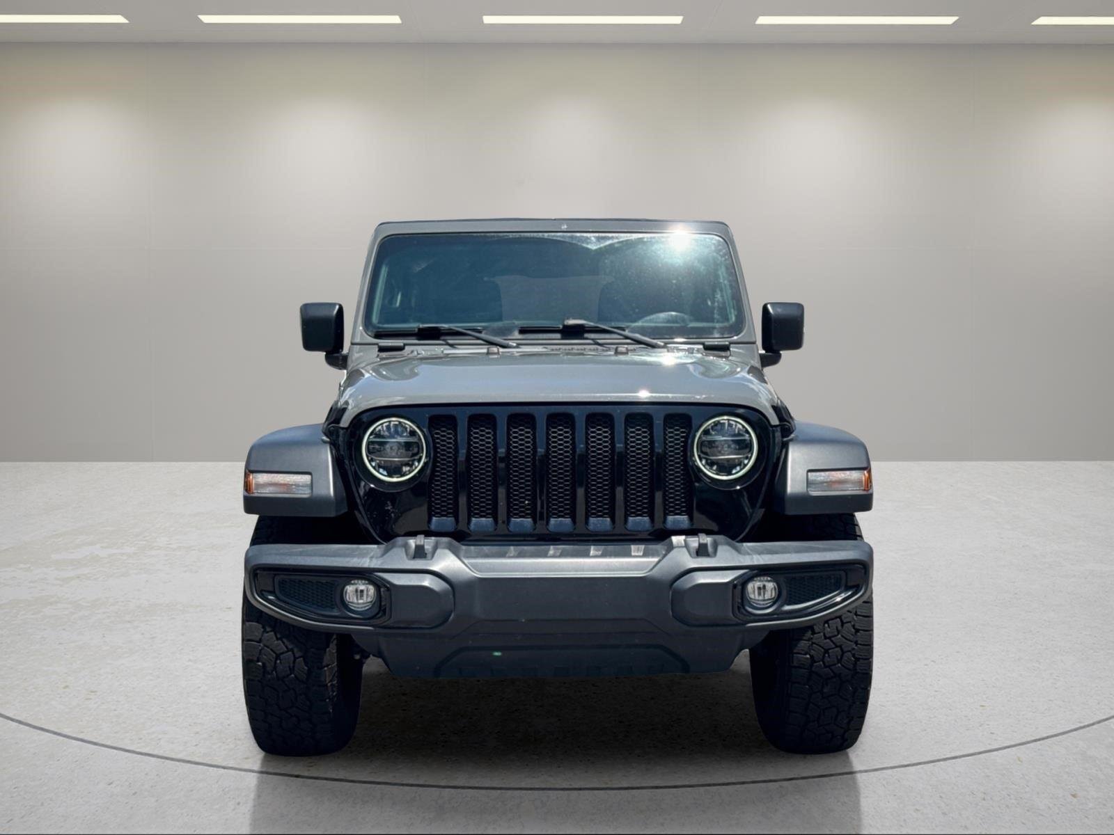 Used 2021 Granite Crystal Metallic Clearcoat Jeep Unlimited Willys image 8