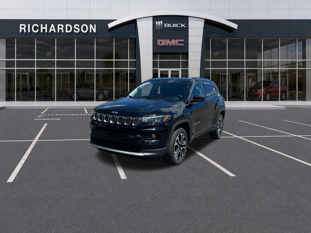 Used 2022 Black Jeep Limited 4x4 image 1