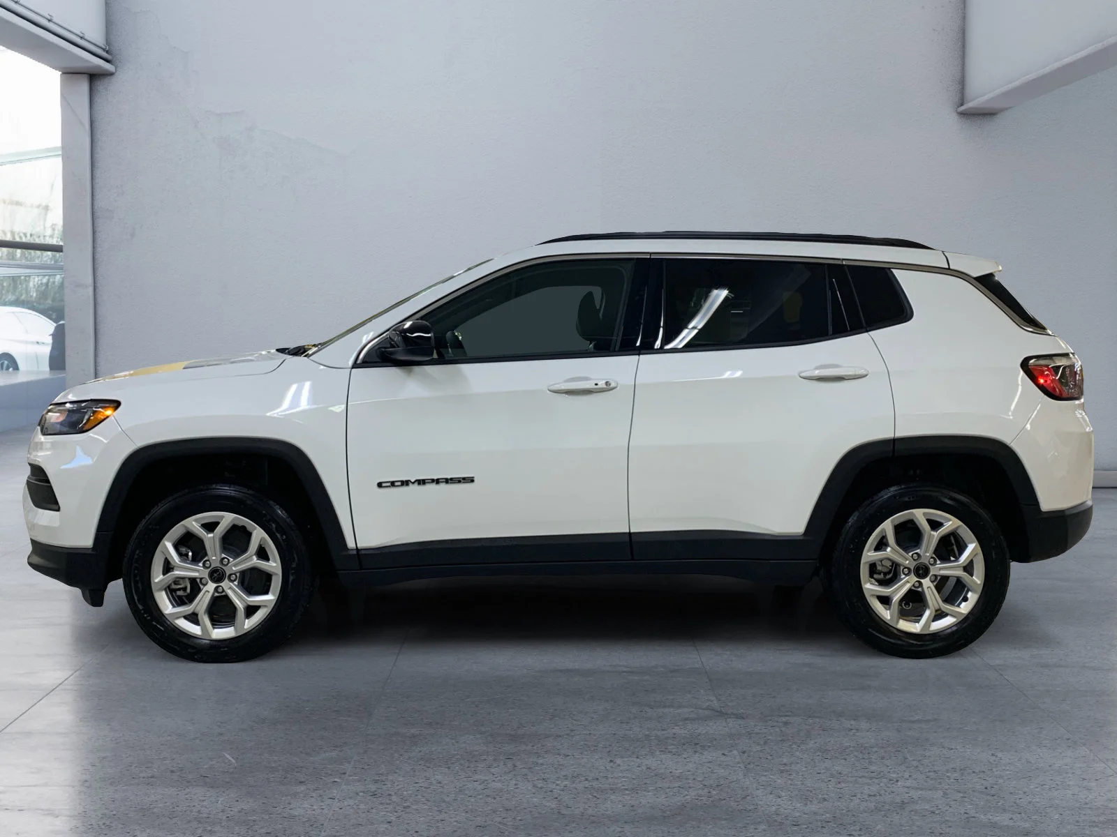 New 2026 Bright White Jeep North image 2