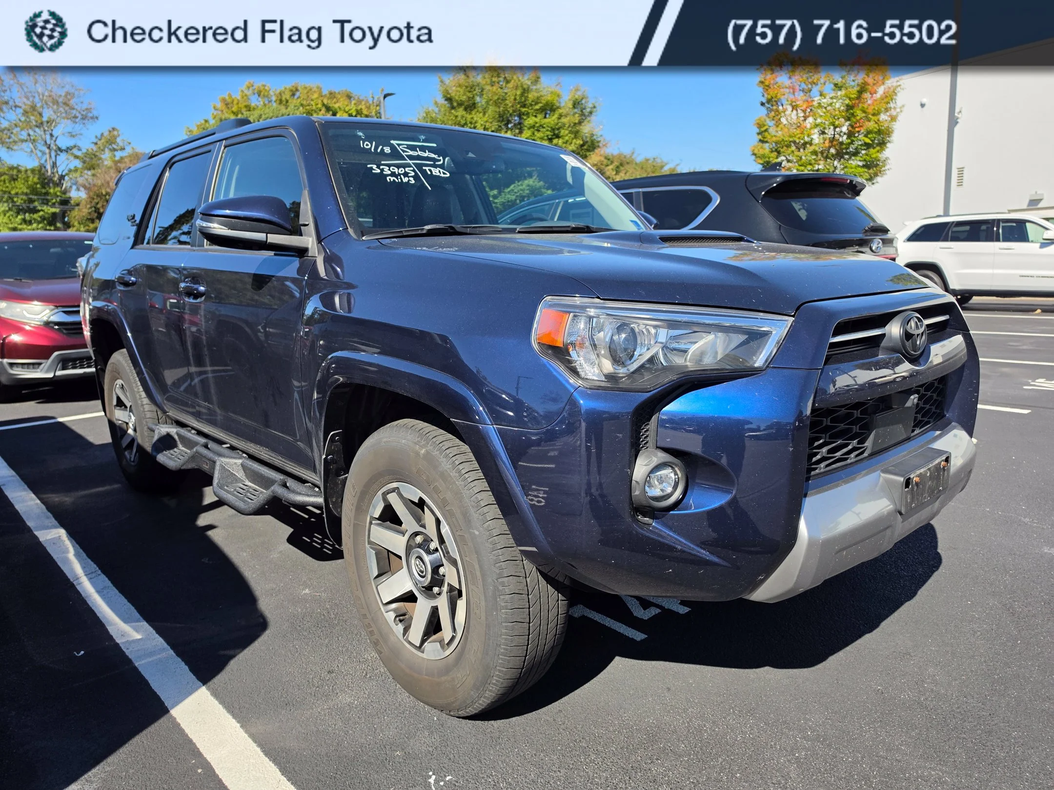 Used 2023 Nautical Blue Metallic Toyota TRD Off-Road Premium image 3