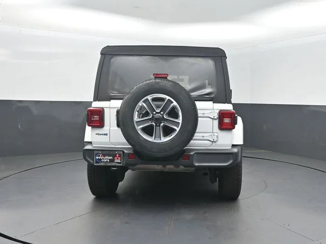 Used 2021 White Jeep Unlimited Sahara 4xe image 20