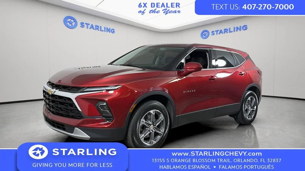 Used 2023 Radiant Red Tintcoat Chevrolet 2LT image 1
