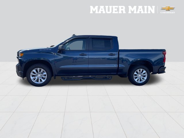 Certified 2021 Chevrolet Silverado 1500 Custom with VIN 3GCPYBEKXMG268522 for sale in Anoka, Minnesota