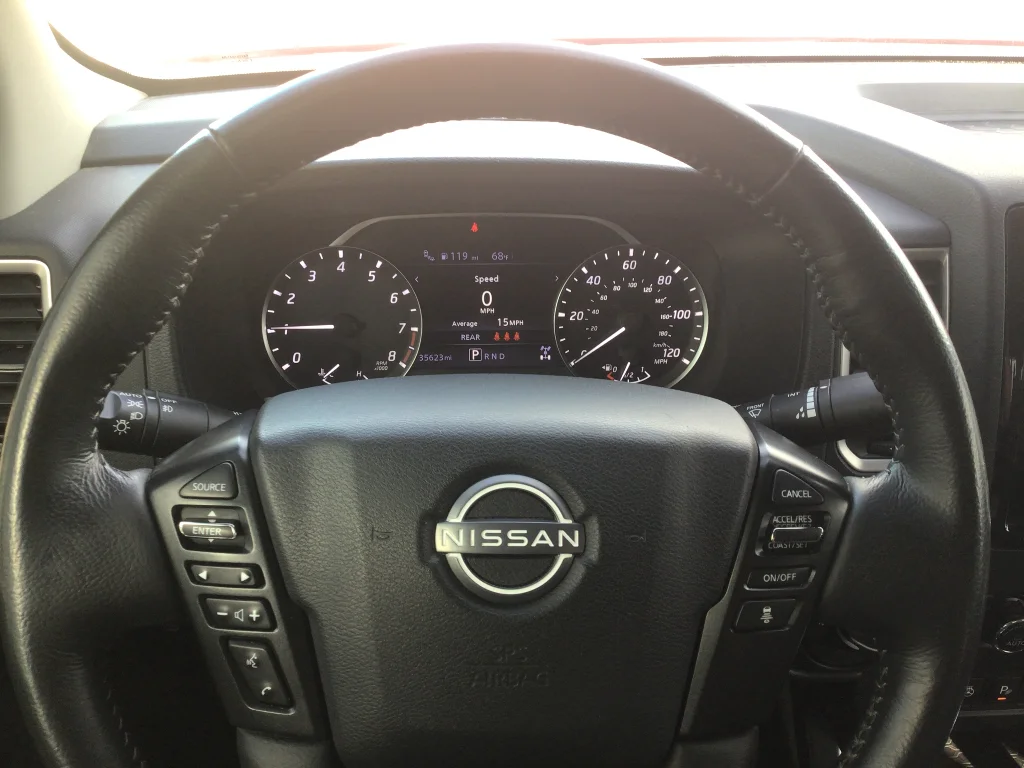 Used 2023 Red Alert Nissan SV image 15