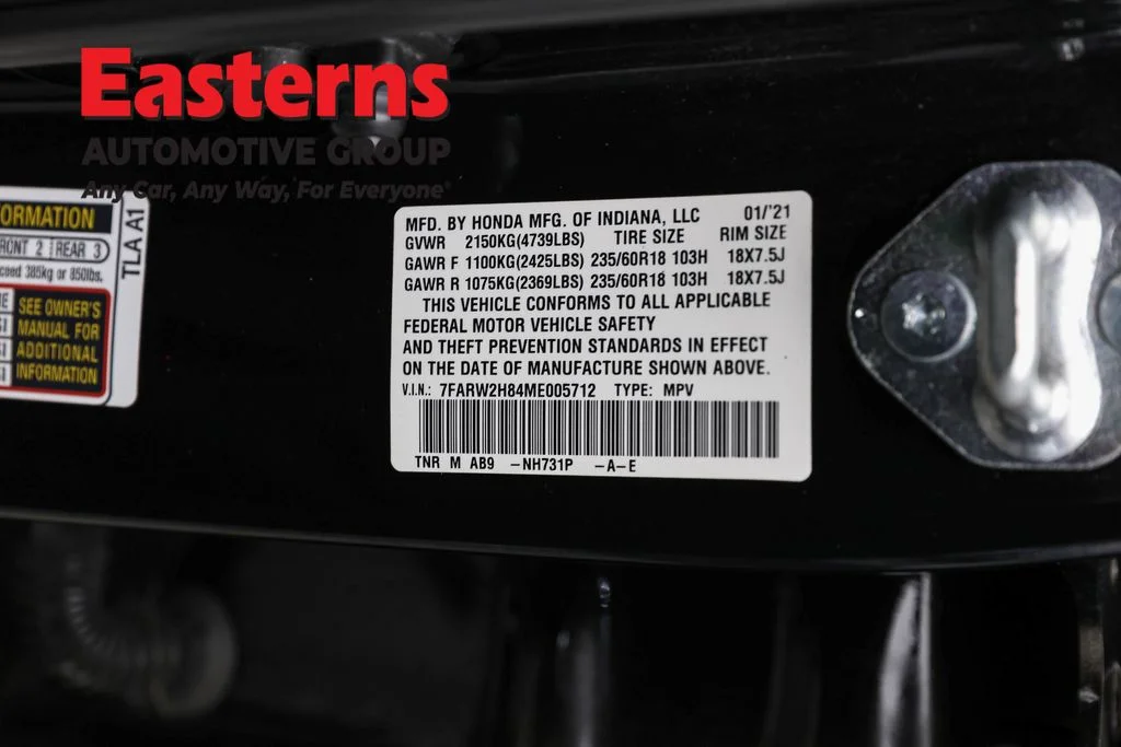 Used 2021 Black Honda EX-L image 34