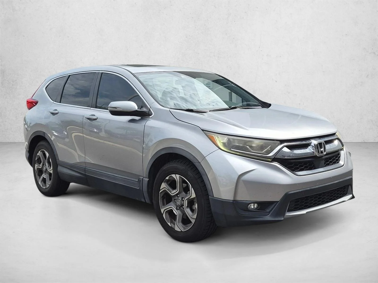 Used 2017 Lunar Silver Metallic Honda EX image 2