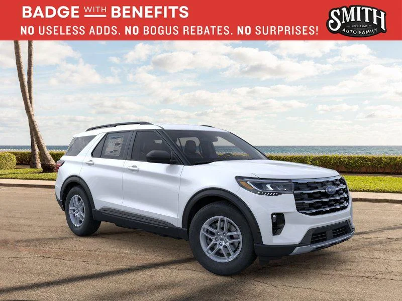New 2026 Star White Metallic Tri-Coat Ford Active image 8