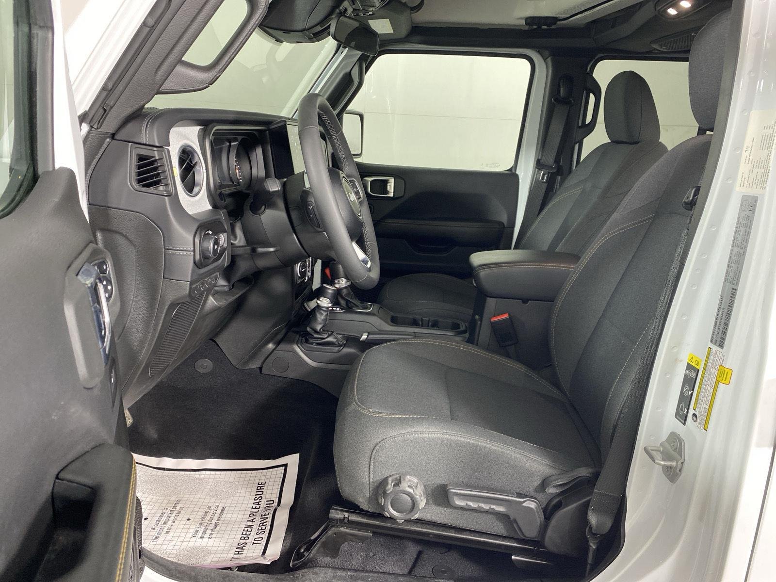 Used 2026 Bright White Jeep Sahara image 7