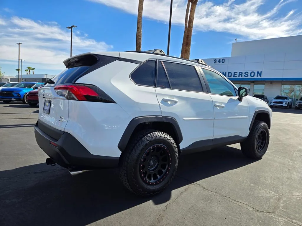 Used 2021 Super White Toyota LE image 6