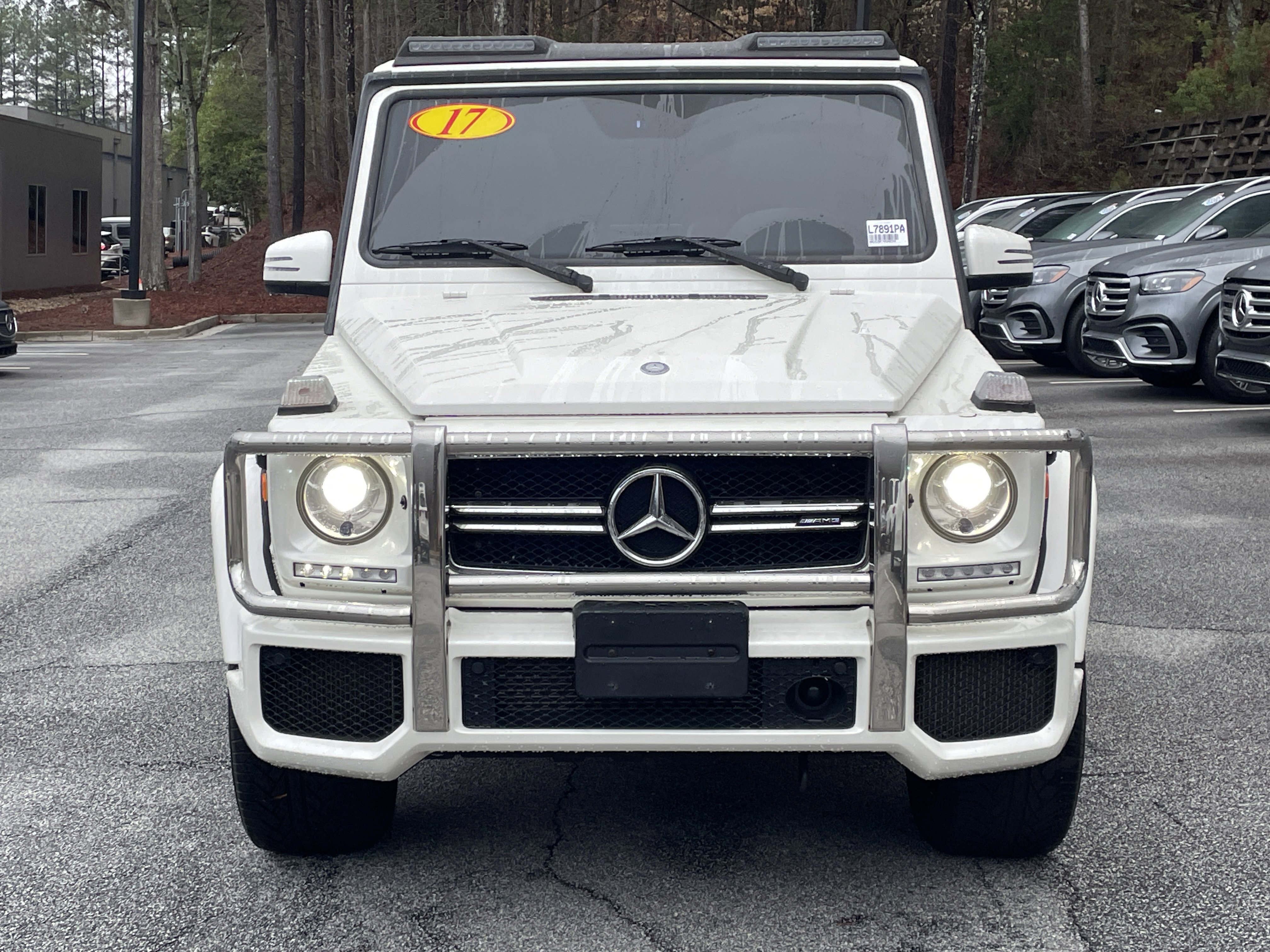 Used 2017 designo® Mystic White Metallic Mercedes-Benz AMG® G 63 4MATIC® SUV image 3