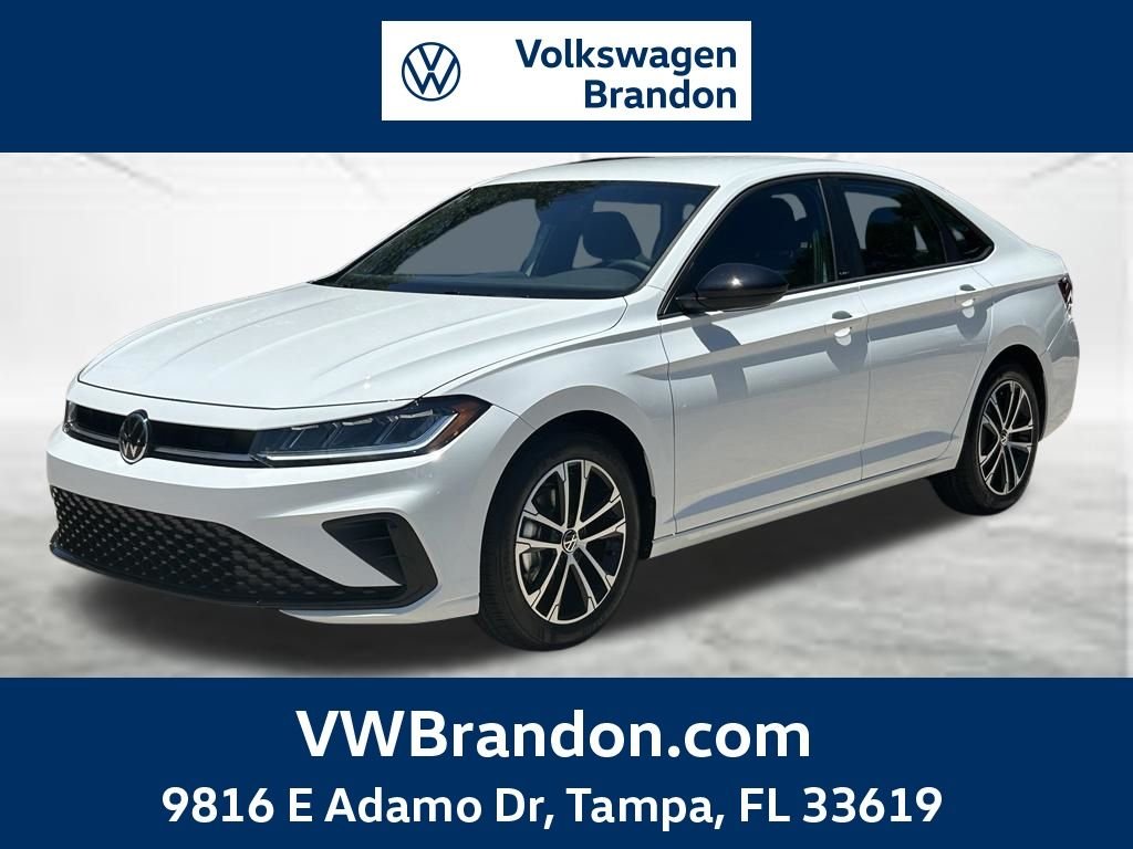 New 2026 White Volkswagen 1.5T Sport image 1