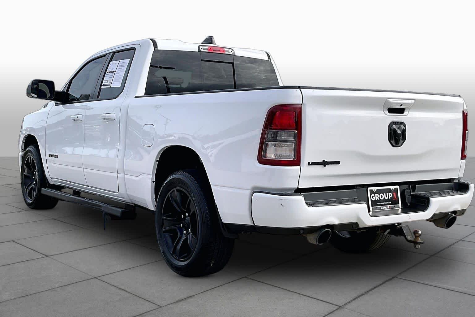 Used 2021 Bright White Clearcoat Ram Lone Star image 12