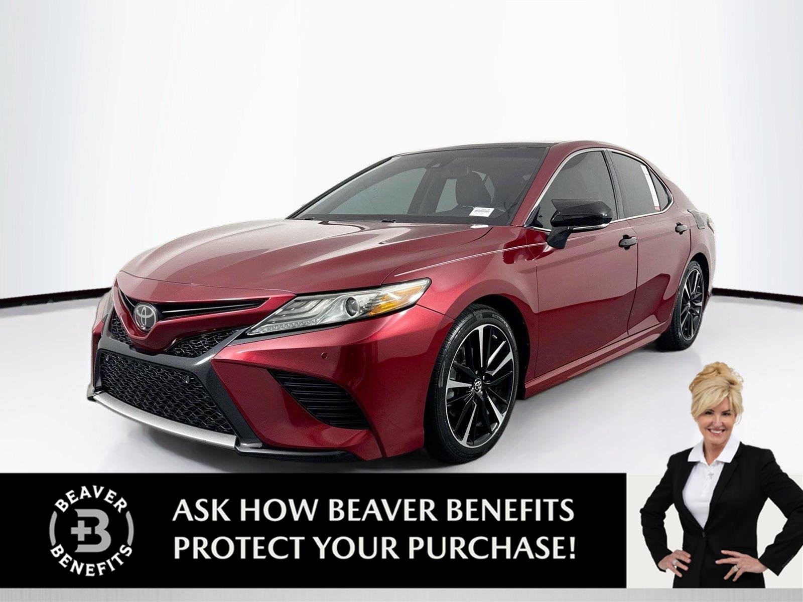 Used 2018 Ruby Flare Pearl Toyota XSE image 1