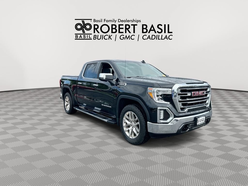 Used 2022 ONYX BLACK GMC SLT image 2