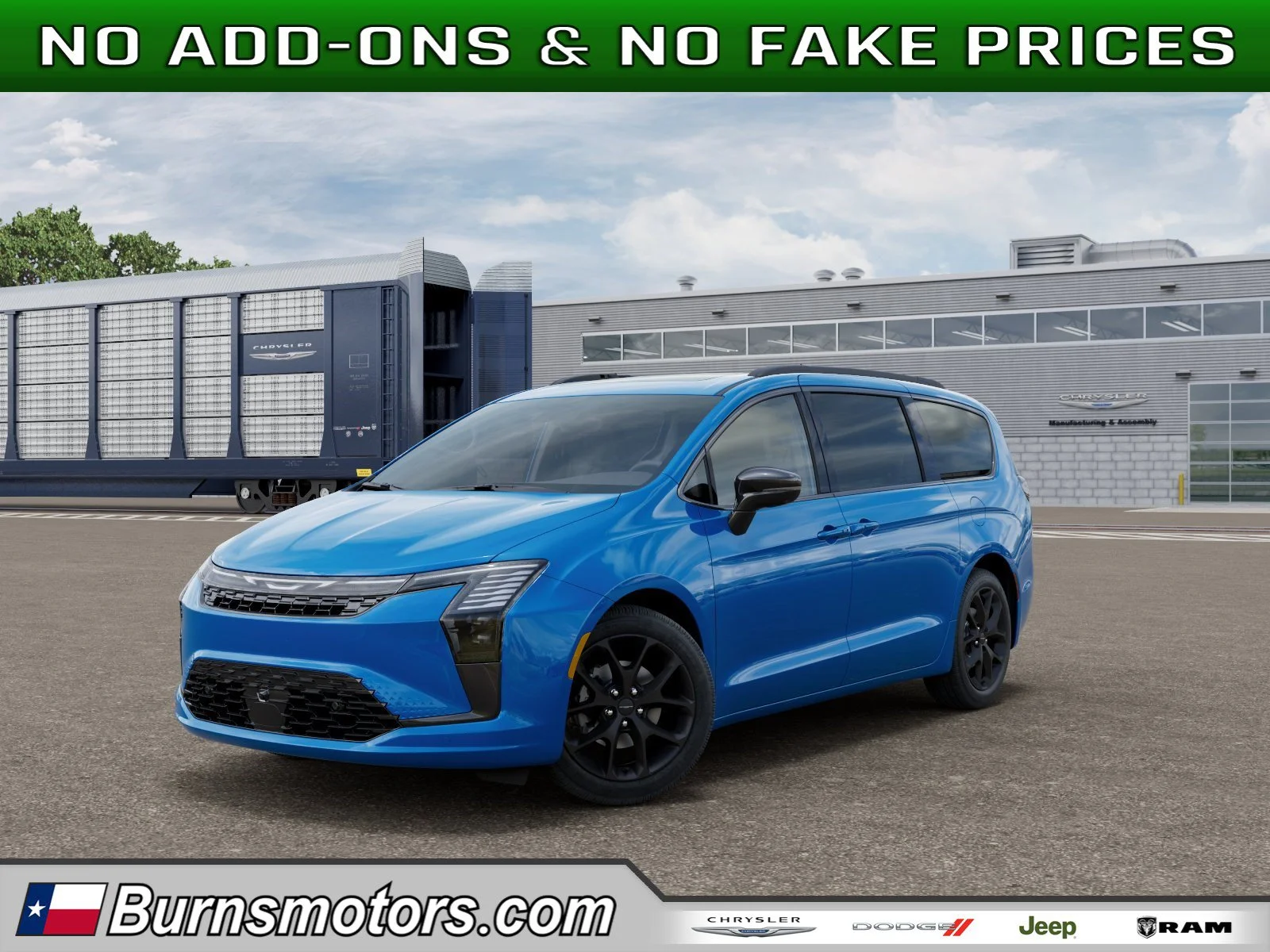New 2027 Hydro Blue Pearl-Coat Exterior Paint Chrysler Limited image 1