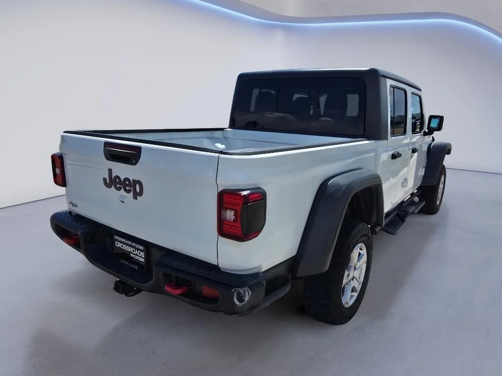 Used 2020 Bright White Clearcoat Jeep Rubicon image 5