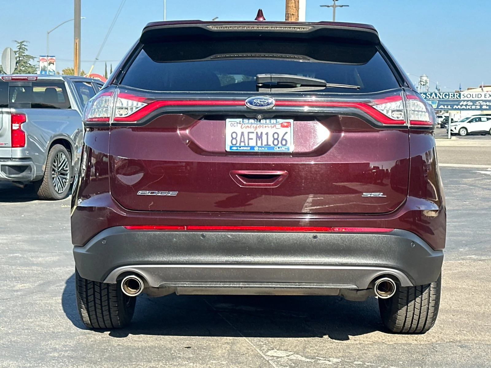 Used 2017 Red Ford SEL image 5
