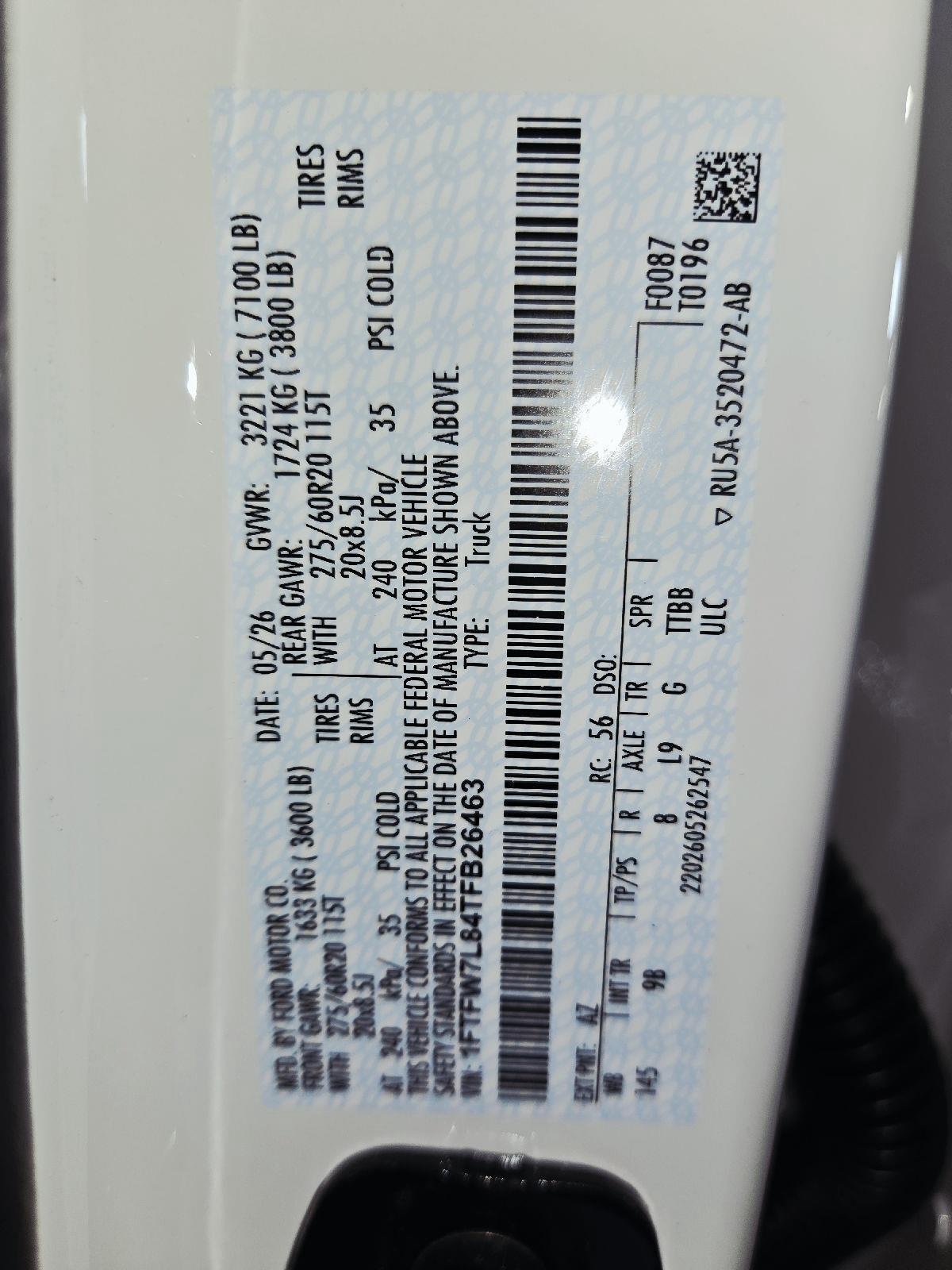 New 2026 Star White Metallic Tri-Coat Ford Platinum® image 69