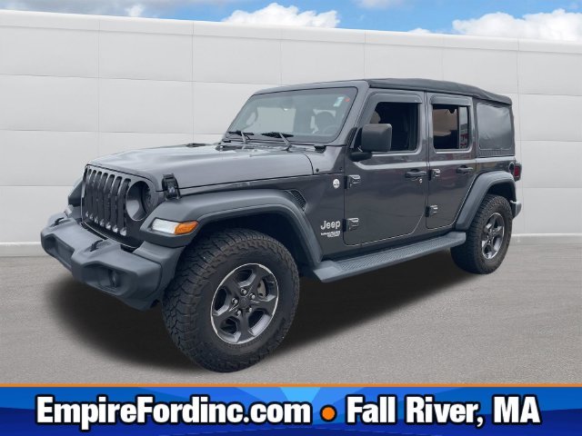 Used 2019 Gray Jeep Unlimited Sport S image 1