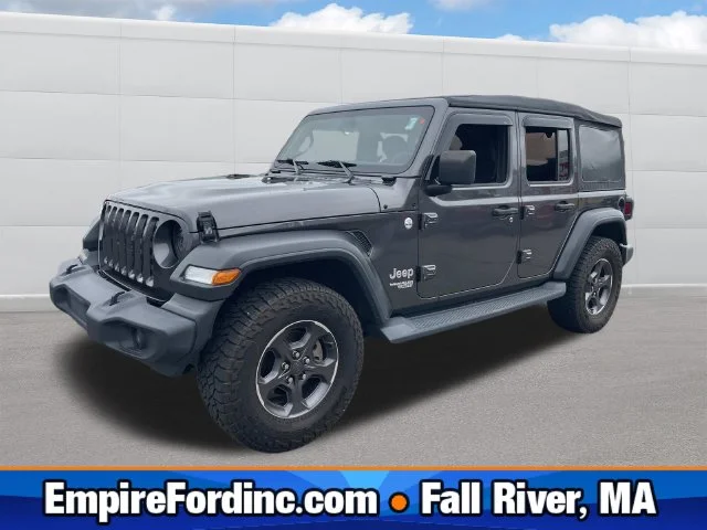 Used 2019 Gray Jeep Unlimited Sport S image 1