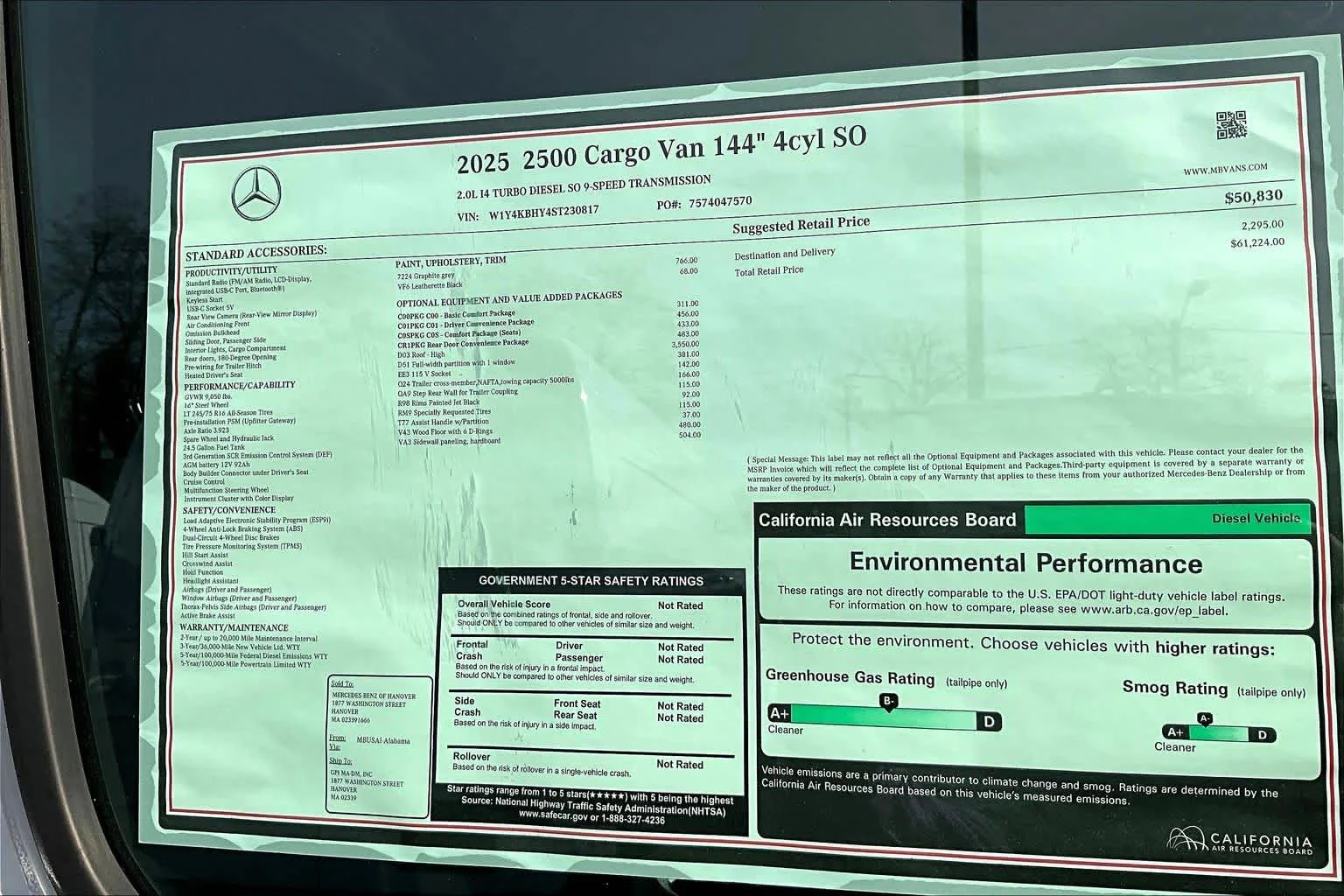 New 2025 D03/High roof Mercedes-Benz  image 17