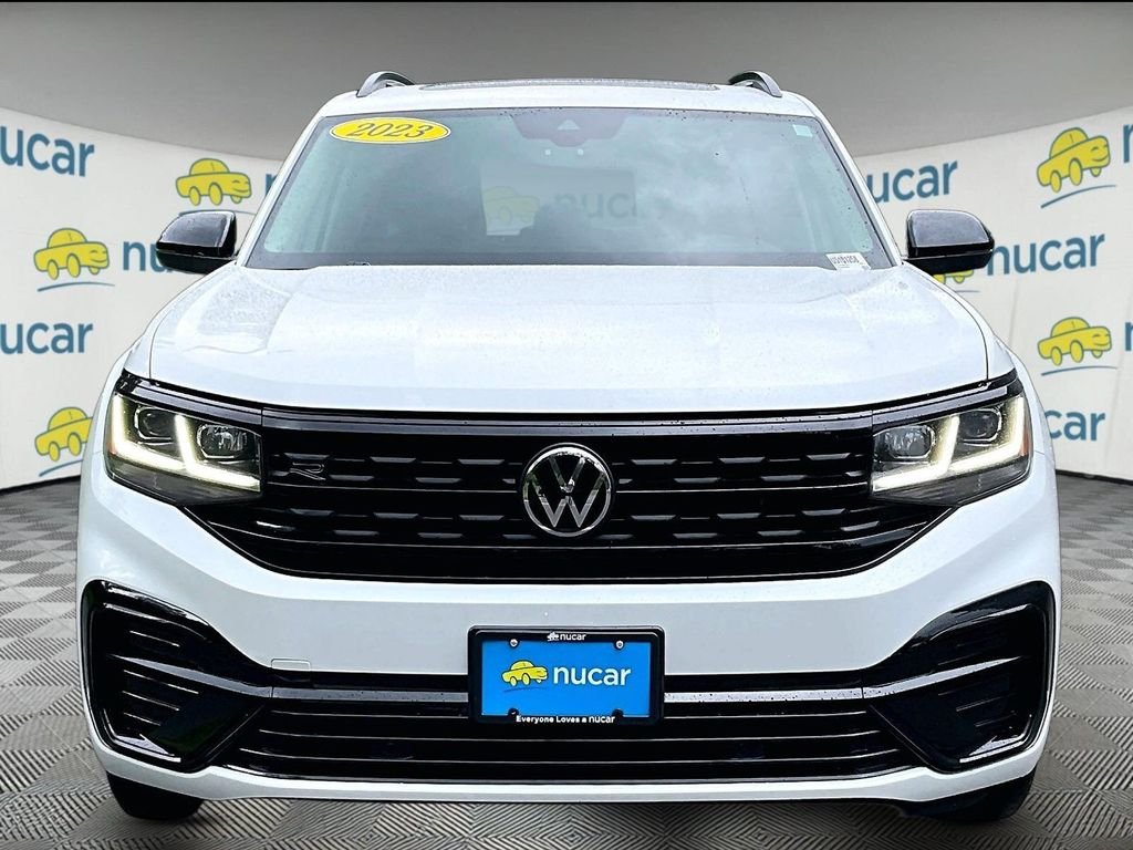 Used 2023 White Volkswagen 3.6L V6 SEL R-Line image 2