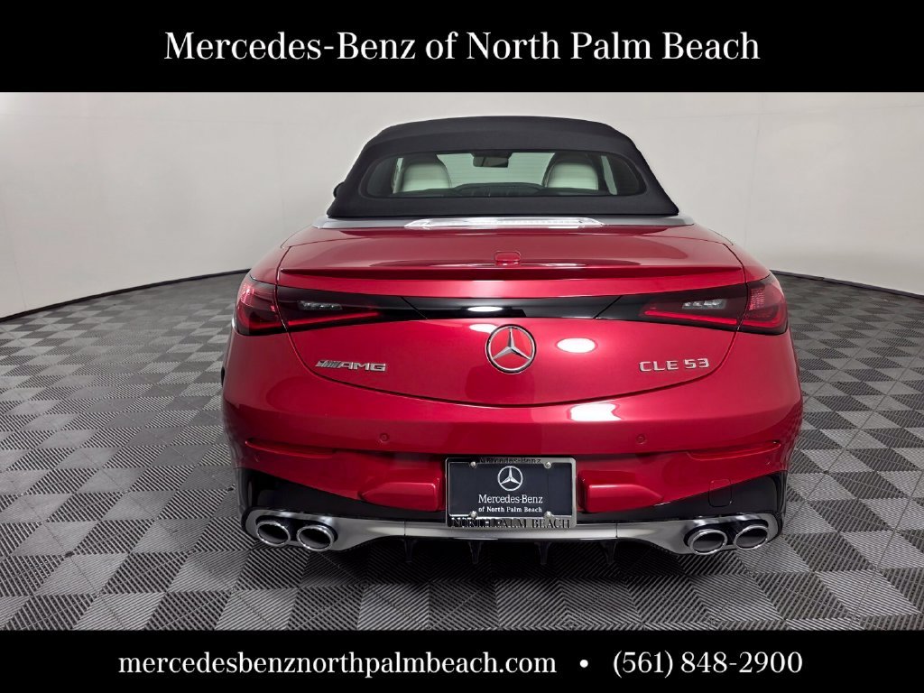 New 2027 MANUFAKTUR Patagonia Red Metallic Mercedes-Benz AMG® CLE 53 4MATIC+ Cabriolet image 5