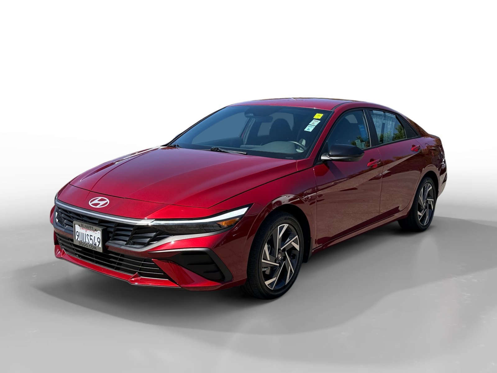 Certified Used 2025 Ultimate Red Hyundai SEL Sport image 1
