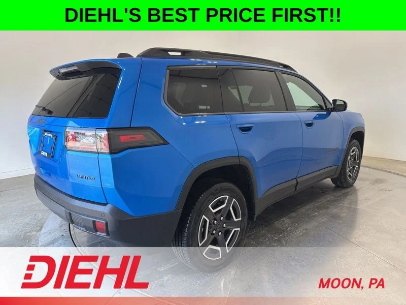 New 2026 Hydro Blue Pearl-Coat Exterior Paint Jeep Limited image 7