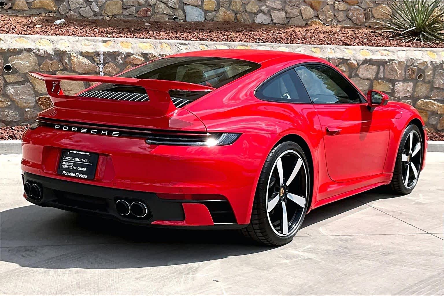 Certified Used 2023 Guards Red Porsche Carrera image 7