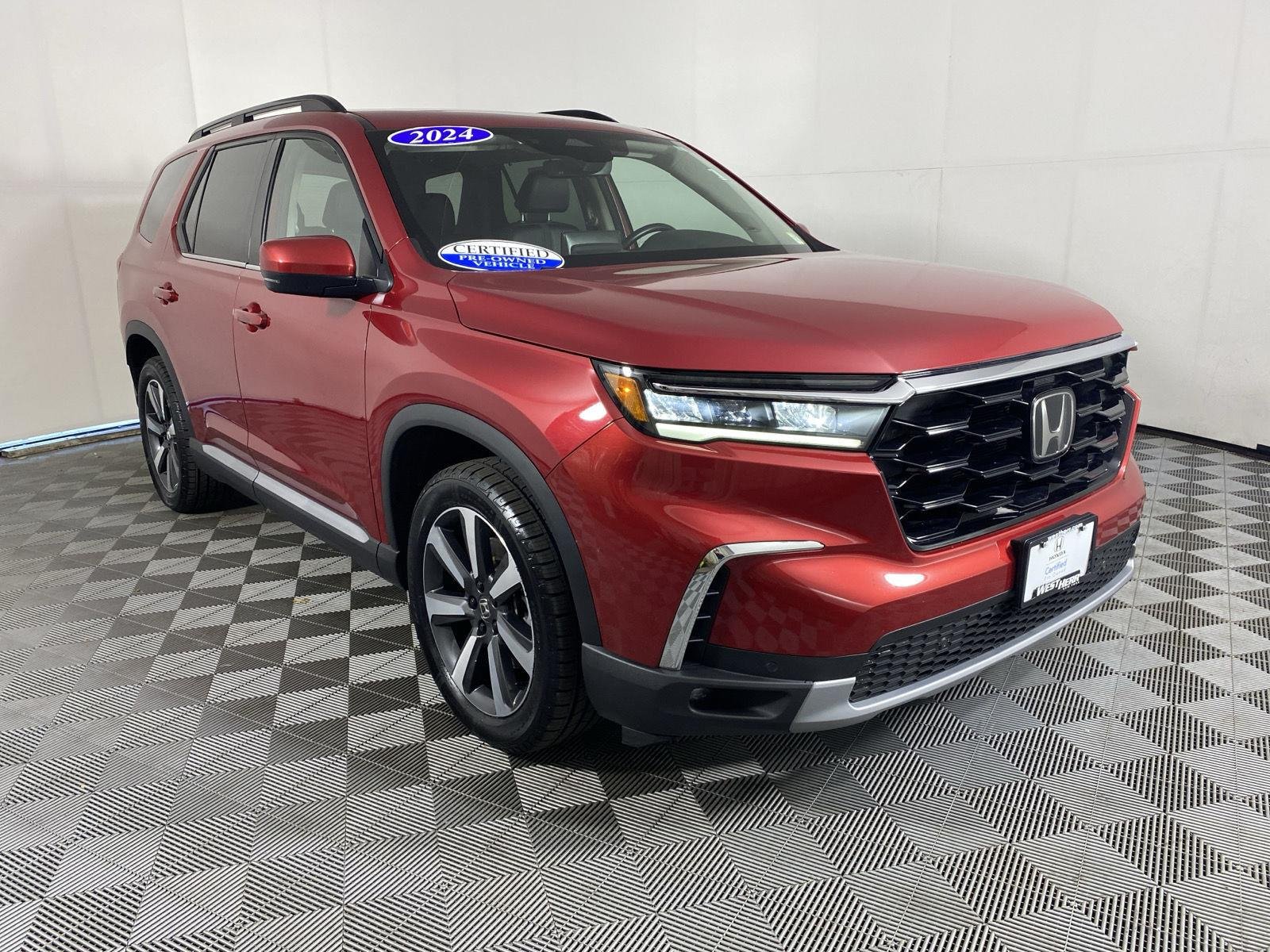Certified Used 2024 Radiant Red Metallic II Honda Touring image 11