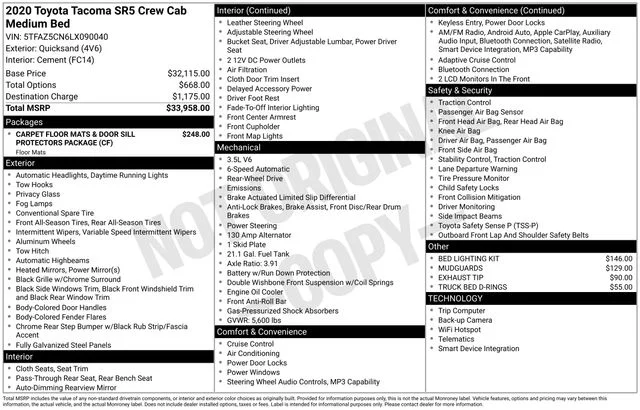 Certified Used 2020  Toyota SR5 image 30