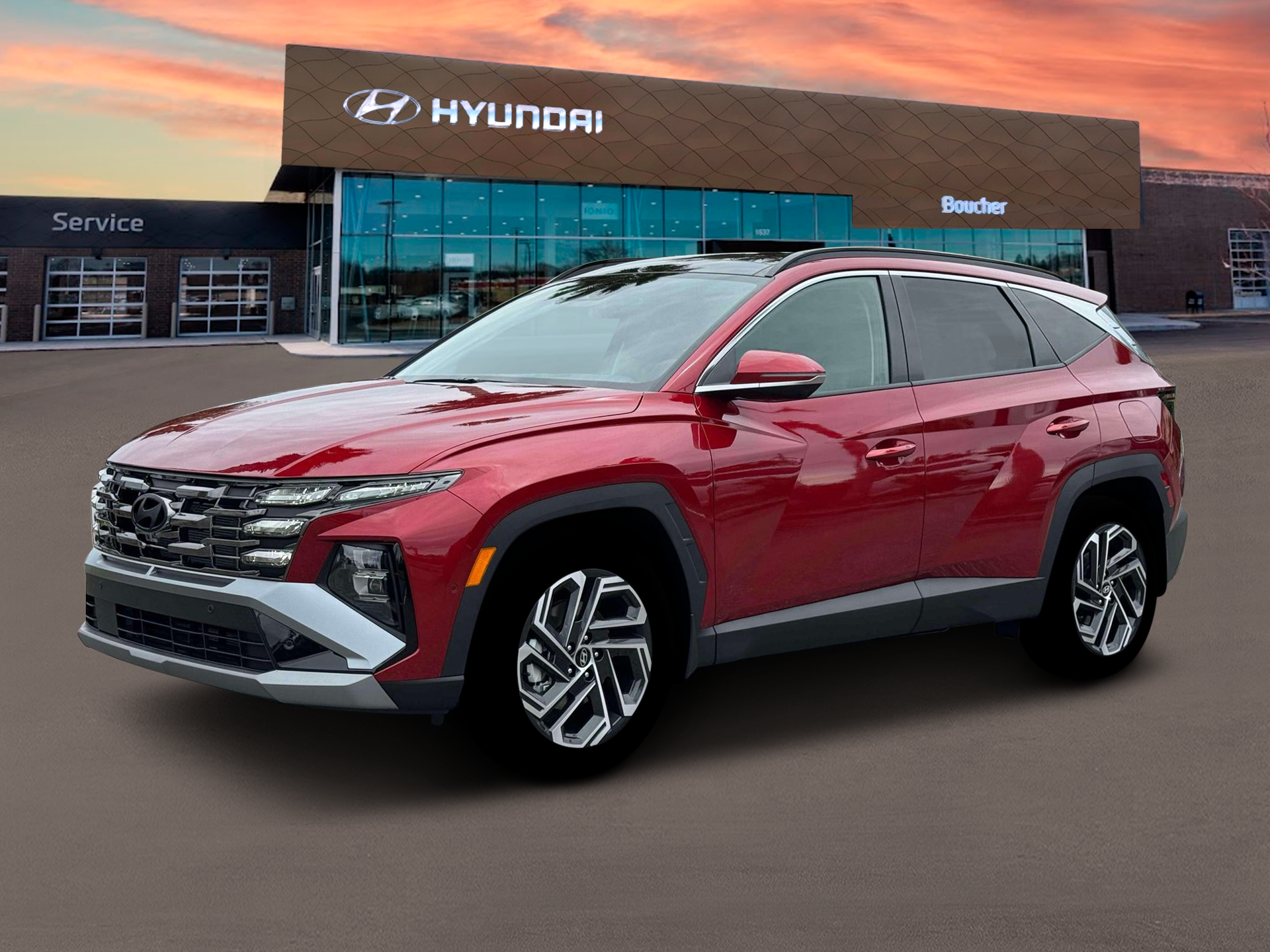 New 2026 Ultimate Red Hyundai Limited AWD image 2