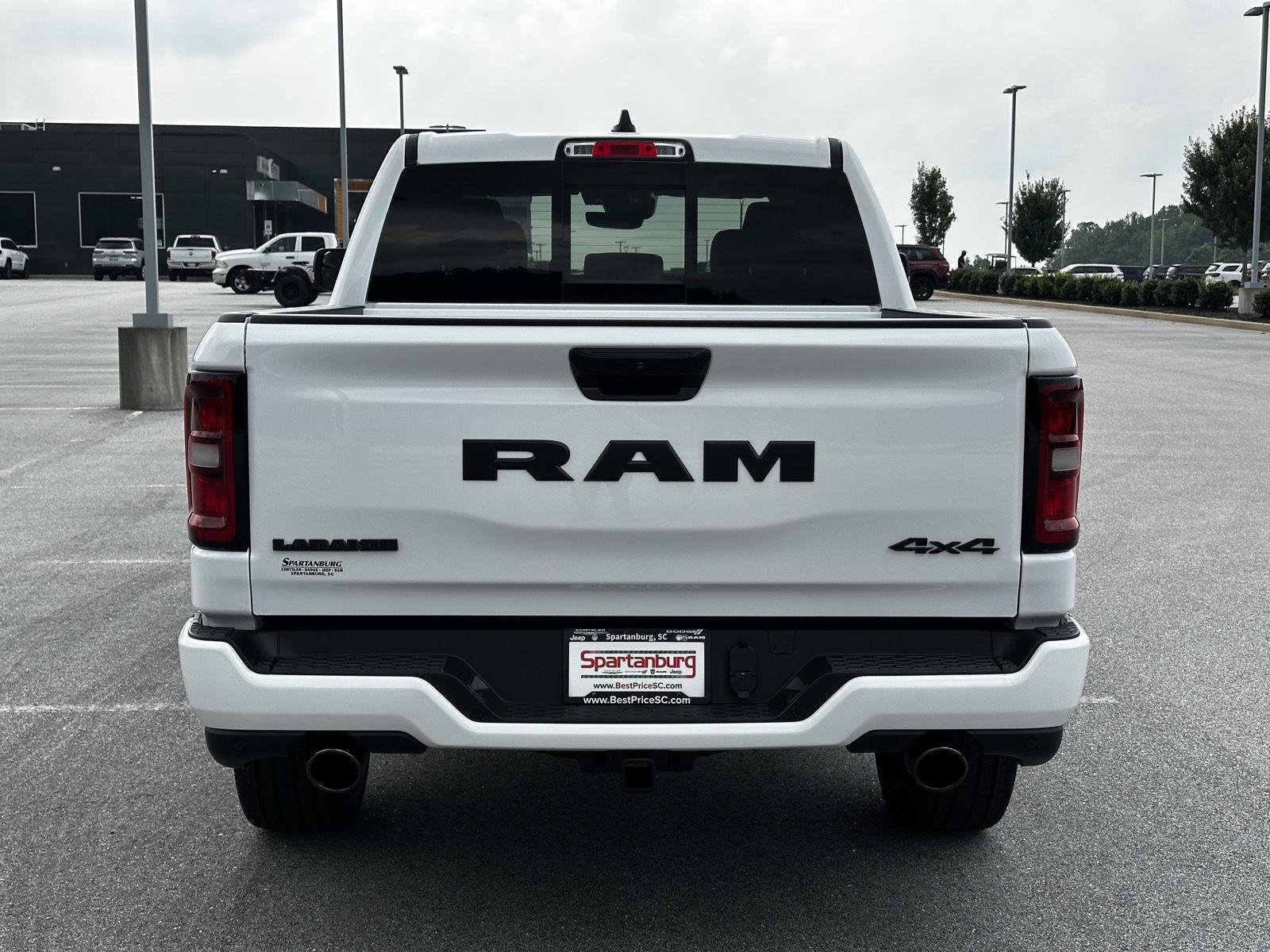 New 2026 Bright White Clear-Coat Exterior Paint RAM Laramie image 8