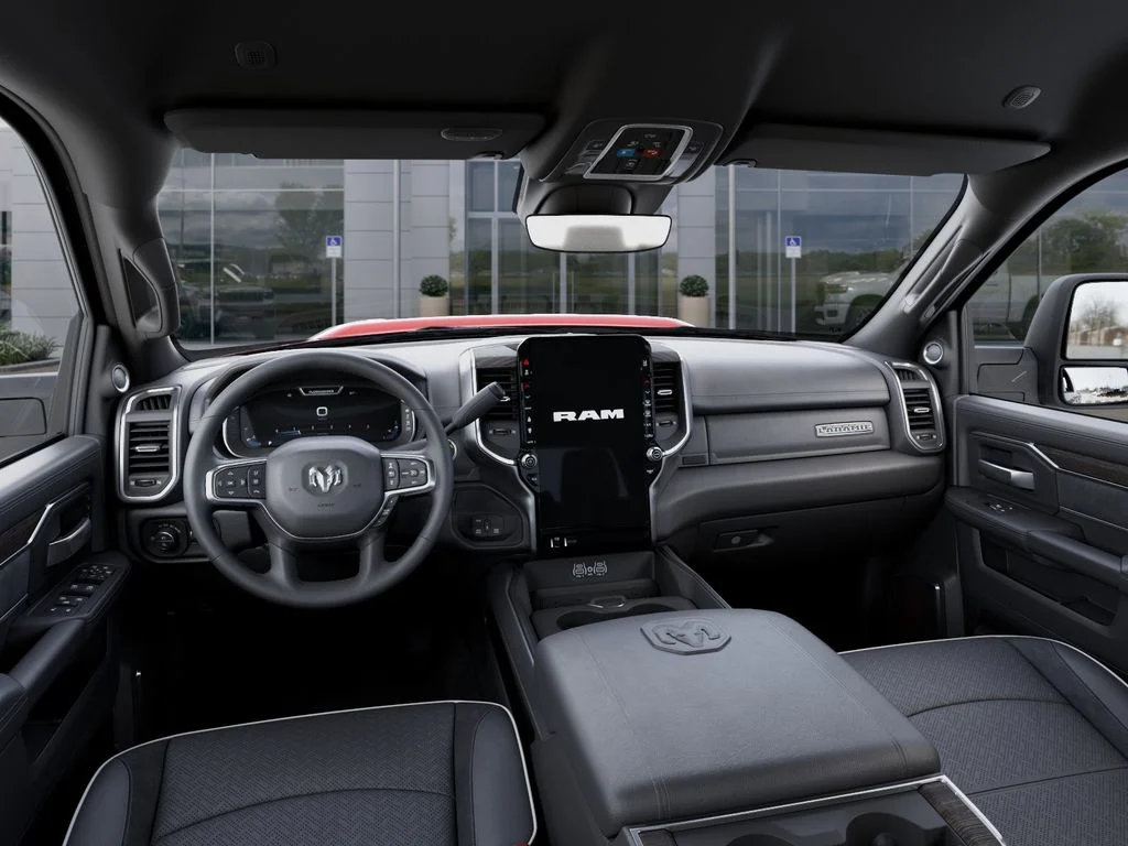 New 2026 Flame Red Clear-Coat Exterior Paint RAM Laramie image 15