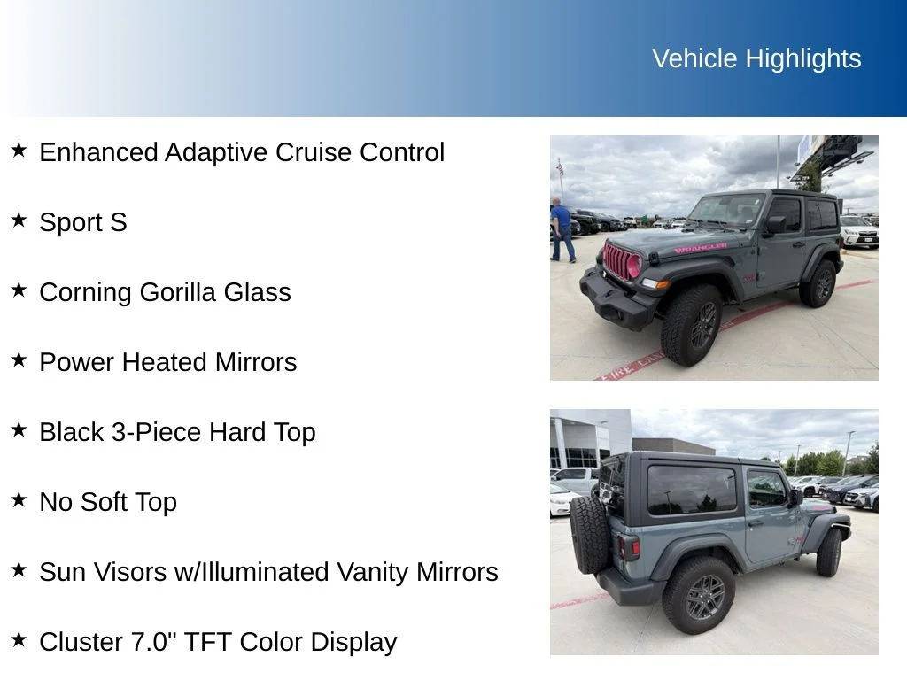 Used 2024 Gray Jeep Sport S image 8